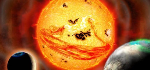 太陽型星のスーパーフレアから噴出する巨大フィラメントを初検出 —昔の、そして今の惑星環境や文明に与える脅威— – JPN