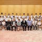 沖縄豆記者団による表敬