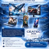 5つのディスプレイカテゴリー。共有可能な没入型3D。メガネ不要。ゴーグル不要。アイトラッキング不要。